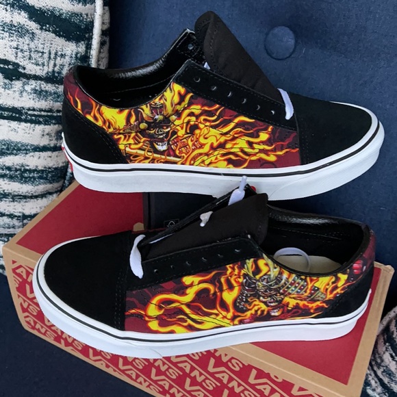 Vans Old Skool Samurai Rising Black/True White MENS - Picture 11 of 16